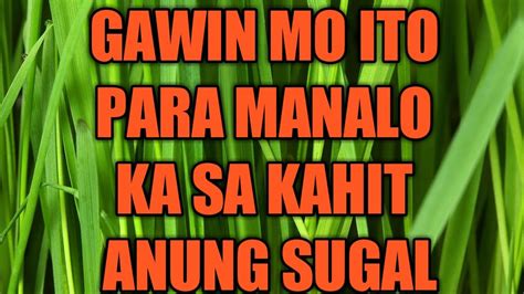 matingding ritwal para manalo sa anumang sugal.. .